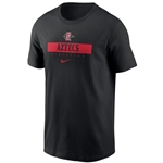 2024 Nike Sideline Dri-Fit Cotton Team Issue Tee SD Interlock Aztecs Athletics