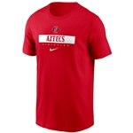 2024 Nike Sideline Dri-Fit Cotton Team Issue Tee SD Interlock Aztecs Athletics